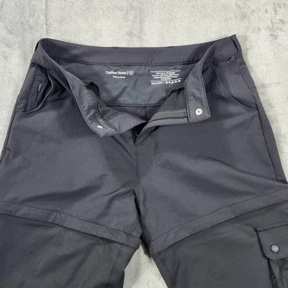 Outdoor Voices Pants Mens XL RecTrek Zip‎ Off Convertible Cargo